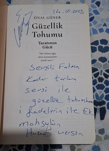 Ünal GÜNER GÜZELLİK TOHUMU KİTABI - Görsel 2