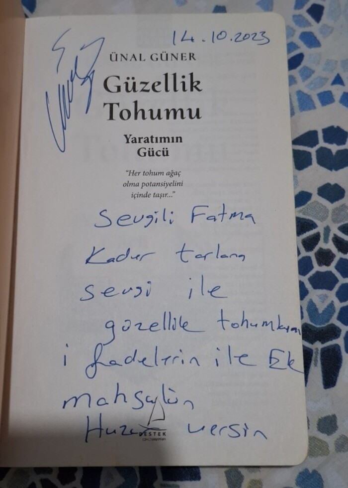 Ünal GÜNER GÜZELLİK TOHUMU KİTABI - Görsel 2