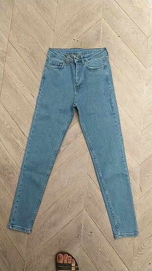 Likralı yüksek bel pantolon skinny kalıp orjinal topshop