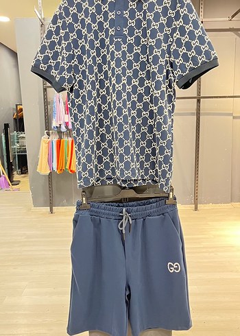 Gucci Marka İkili Sortlu Erkek Takim