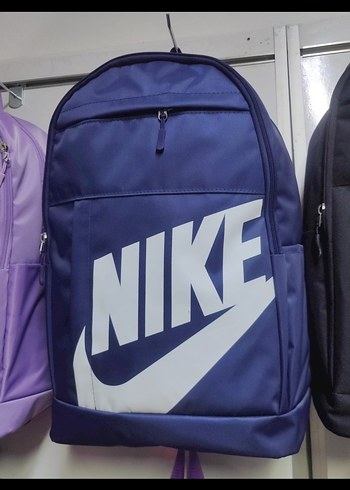Nike Lacivert Sloganli Sirt Cantasi