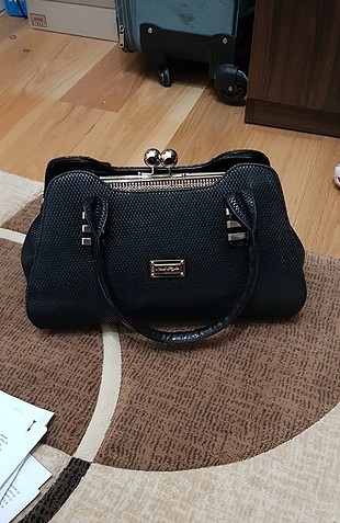 taşlı klipsli çanta
