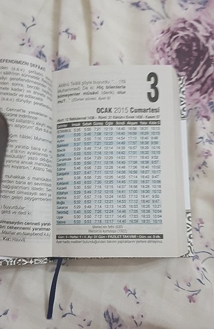 2015 yılı orjinal yaprak takvim