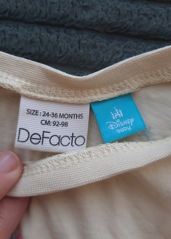 24-36 Ay Beden defacto pijama takımı