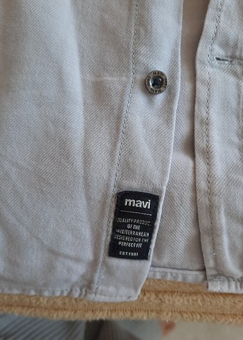Mavi Gri Erkek Gömlek