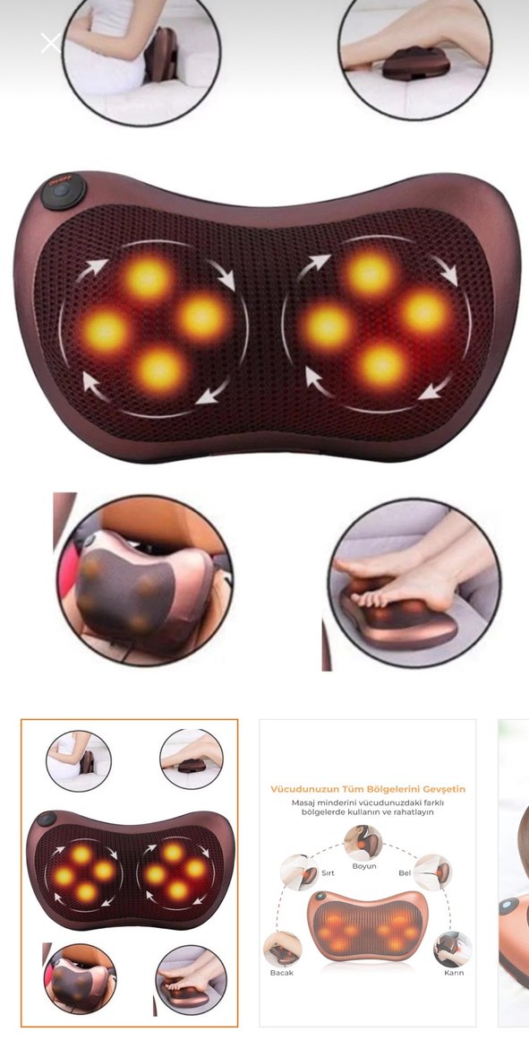 Turuncu Renkli masaj aleti 31x19 cm - Görsel 2