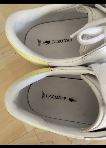 40 Beden beyaz Renk Lacoste Beyaz Spor Sneakers