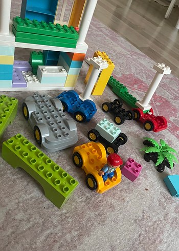 Beden Renk Renkli Lego Blokları ve Minyatür Araç Seti
