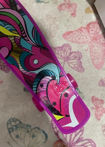 Renkli Pembe Çocuk Kaykay - Görsel 2