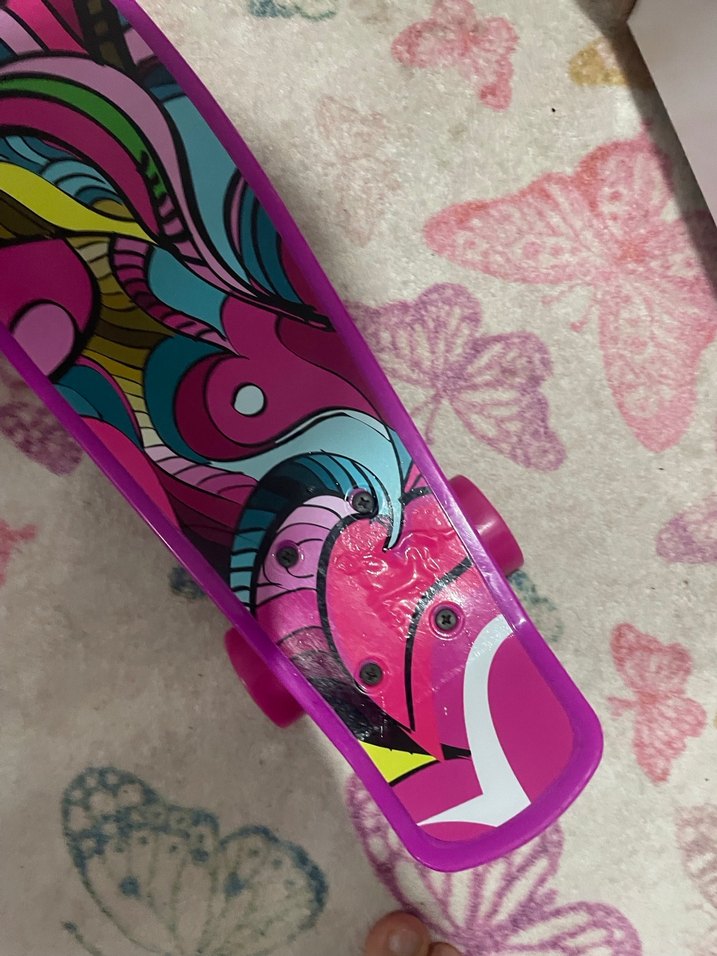 Renkli Pembe Çocuk Kaykay - Görsel 2