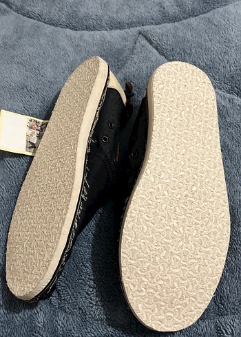 Erkek Siyah TOMS Velcro Espadril - Görsel 2