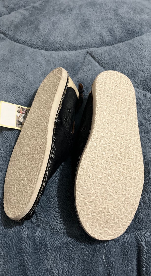 Erkek Siyah TOMS Velcro Espadril - Görsel 2