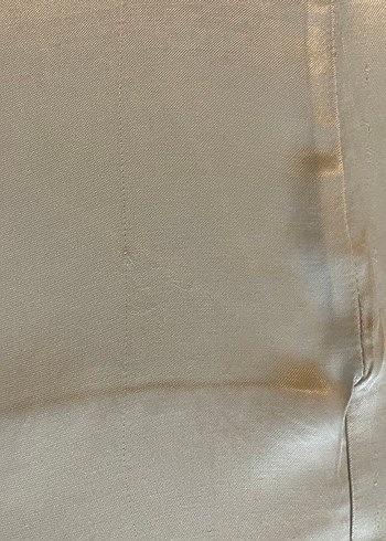 Bej Salaş Kadın Midi Kumaş Pantolon - Görsel 6