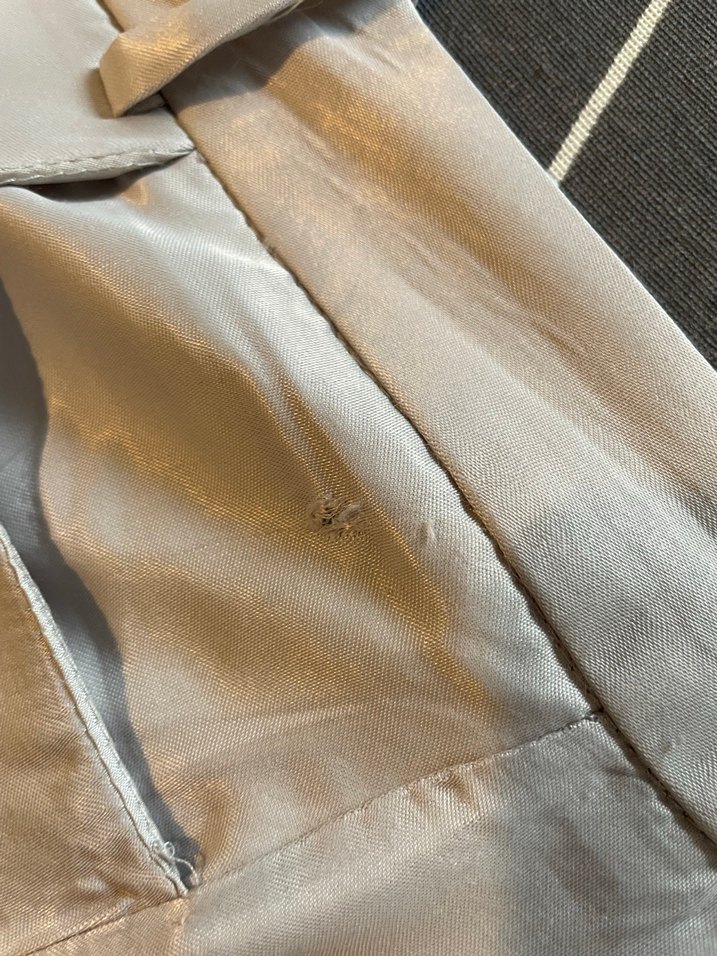 Bej Salaş Kadın Midi Kumaş Pantolon - Görsel 5