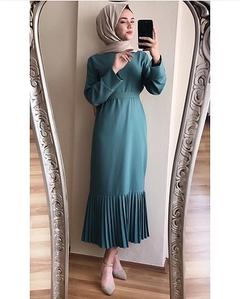 uzun elbise