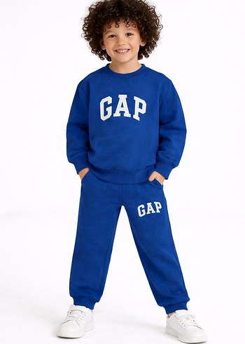Mavi GAP Baskılı Erkek Çocuk Eşofman Takımı - Görsel 2