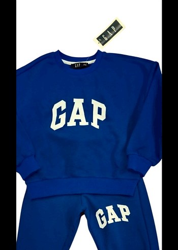 Mavi GAP Baskılı Erkek Çocuk Eşofman Takımı - Görsel 3