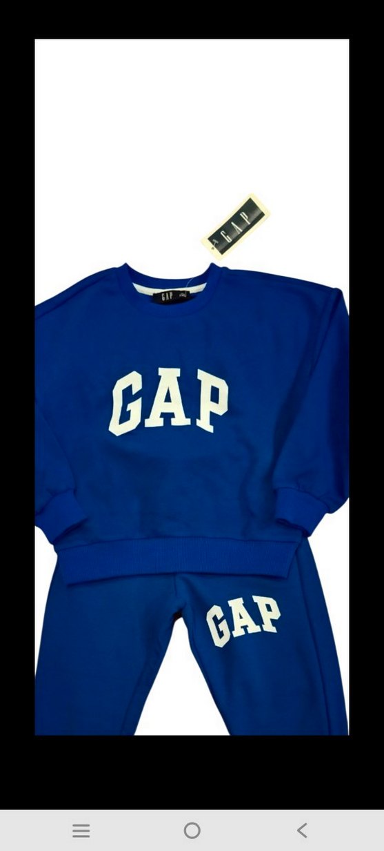 Mavi GAP Baskılı Erkek Çocuk Eşofman Takımı - Görsel 3