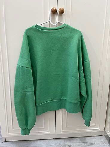 l Beden yeşil Renk Oversize sweat