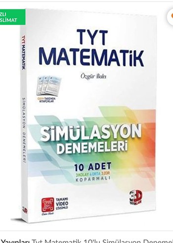 TYT Matematik Simülasyon 7313