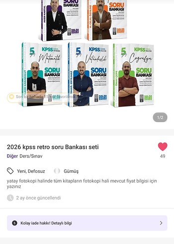 2026 KPSS Retro Soru Bankası Seti