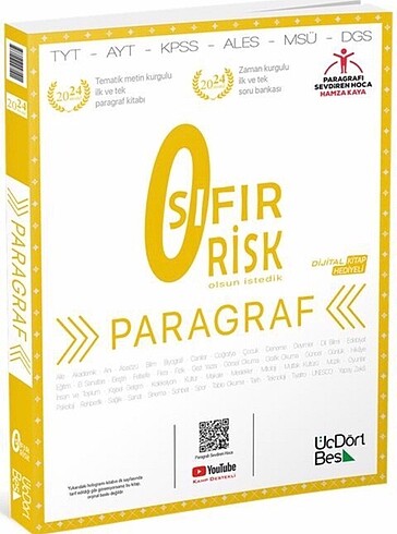 345 sıfır risk paragraf