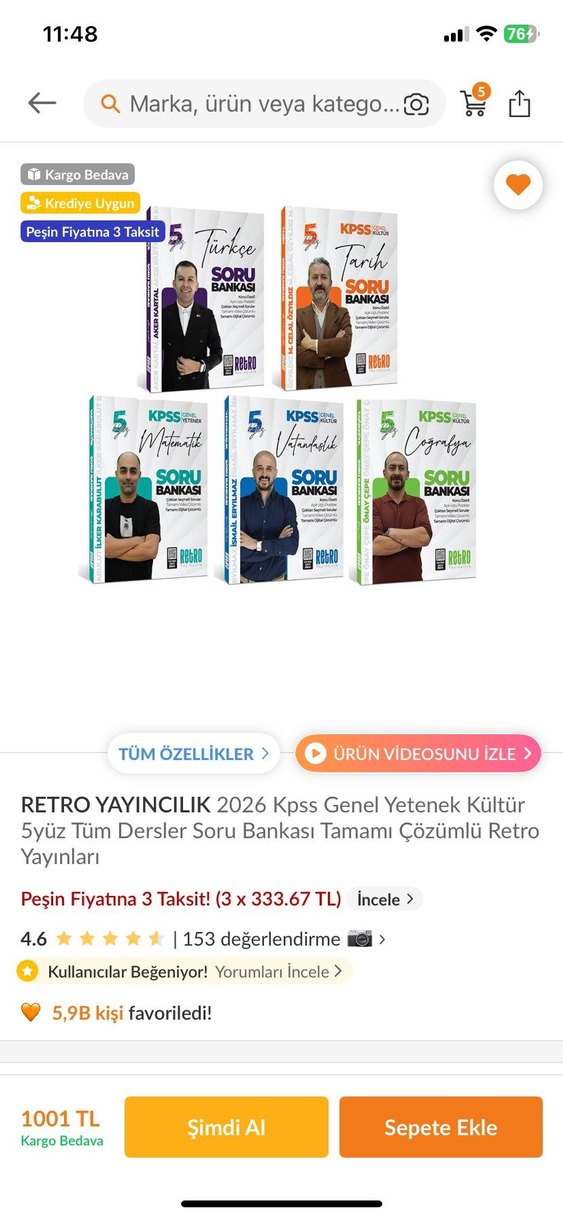 Benim Hocam 2026 KPSS Soru Bankası Seti - Görsel 2