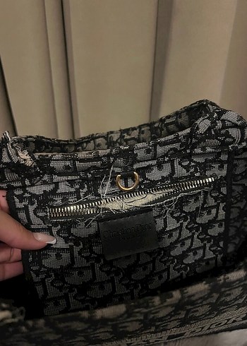  Beden gri Renk Gri Desenli Christian Dior Kadın Çanta