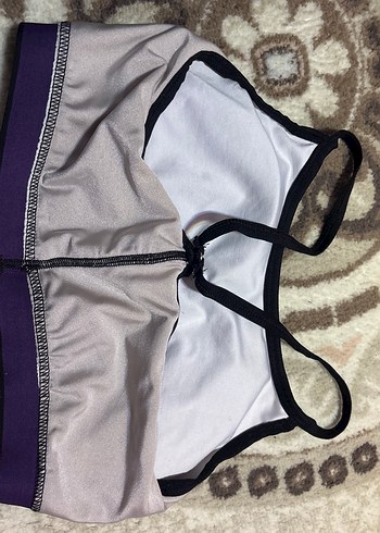 Mor ve Gri Spor Sütyeni - Görsel 2