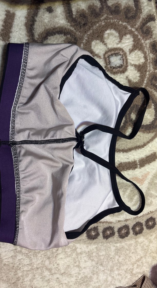 Mor ve Gri Spor Sütyeni - Görsel 2