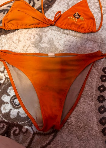 Turuncu İpli Bohem Bikini Takımı - Görsel 3