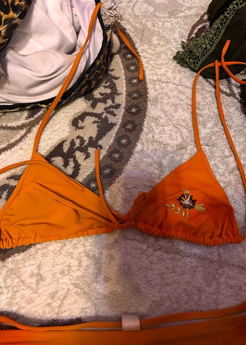 Turuncu İpli Bohem Bikini Takımı - Görsel 2