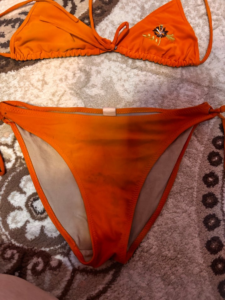 Turuncu İpli Bohem Bikini Takımı - Görsel 3