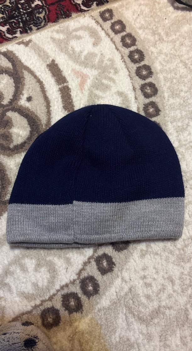 Kadın Gri-Mavi Örgü Bere - Görsel 2