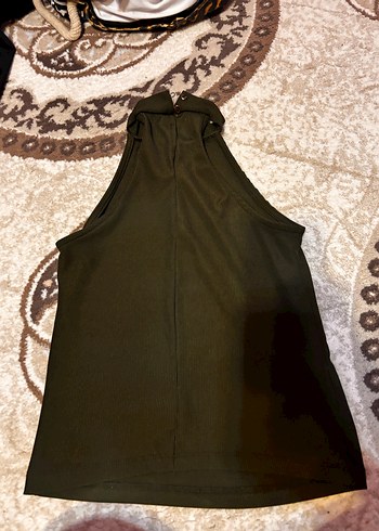 Fermuarlı Siyah Balıkçı Yaka Kadın Atlet - Görsel 3