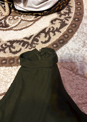 Fermuarlı Siyah Balıkçı Yaka Kadın Atlet - Görsel 2