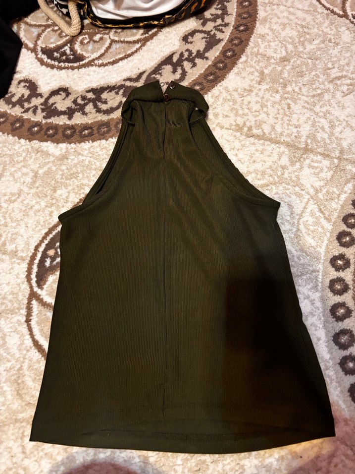 Fermuarlı Siyah Balıkçı Yaka Kadın Atlet - Görsel 3