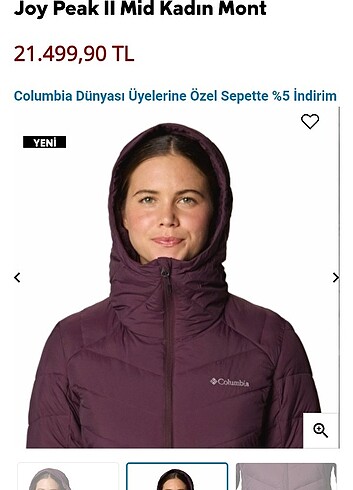 ORJINAL COLOMBIA BAYAN MONT 
