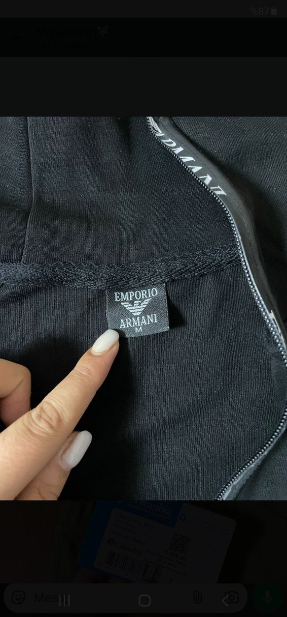 Siyah erkekKapüşonlu Eşofman Takımı - Görsel 3