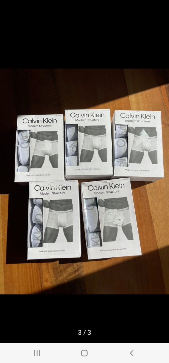 Calvin Klein Erkek Gri Mini Boxer - Görsel 3