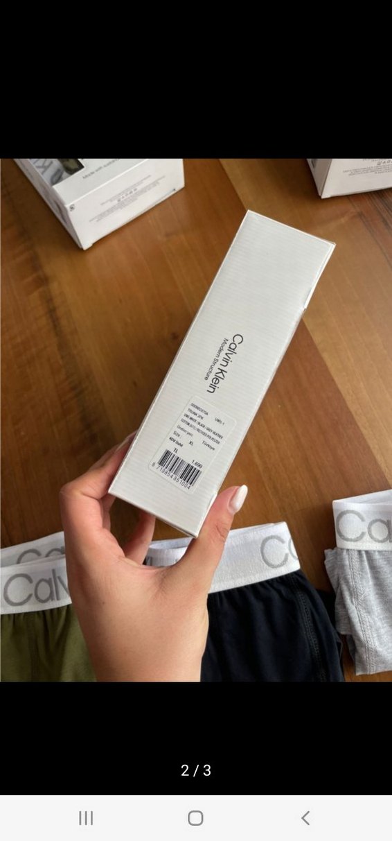 Calvin Klein Erkek Gri Mini Boxer - Görsel 2