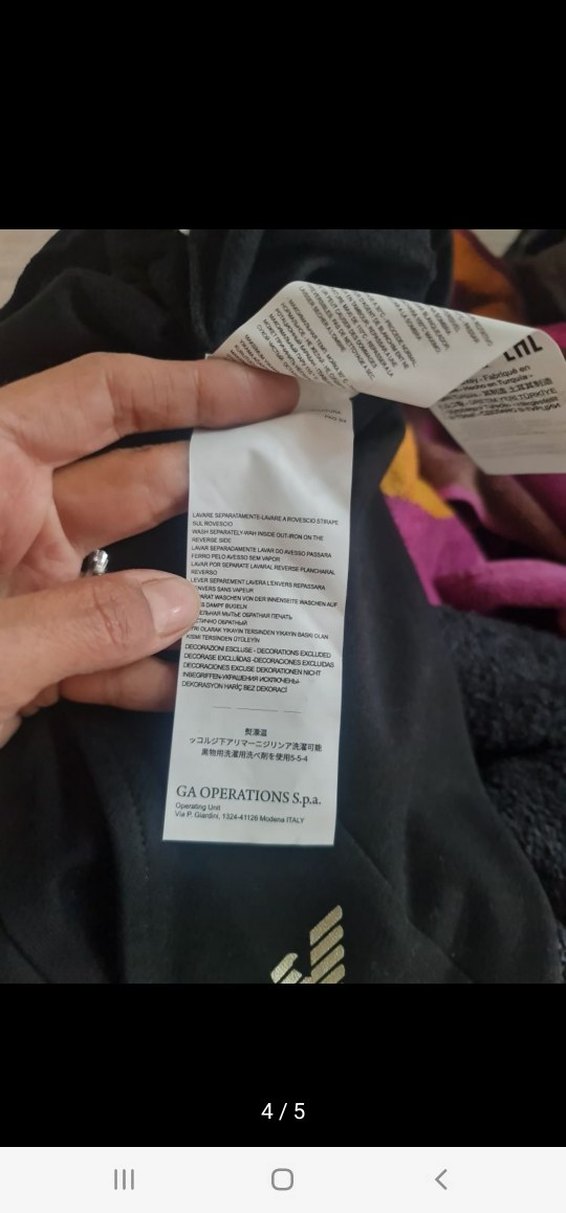 EA7 Fermuarlı Eşofman Altı — görsel 4/6