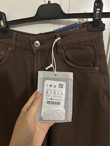 36 Beden Pull and Bear wide leg pantolon