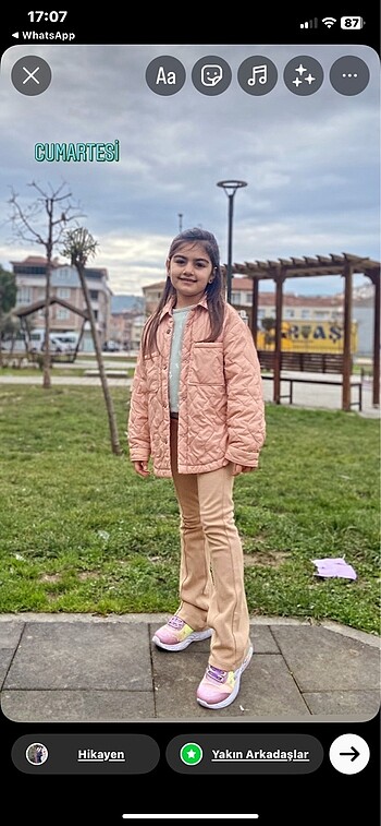 8 Yaş Beden ten rengi Renk Zara orjınal