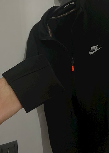 Nike Siyah Fermuarlı Kadın Spor Ceket - Görsel 4