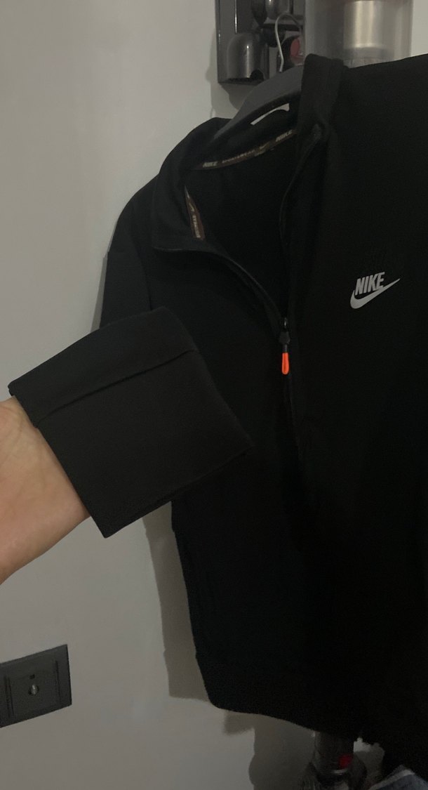 Nike Siyah Fermuarlı Kadın Spor Ceket - Görsel 4