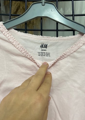 Kız Çocuk Pembe Uzun Kollu Keten Bluz - Görsel 2