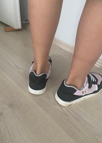 Kız Çocuk Pembe Bağcıksız Spor Ayakkabı - Görsel 5