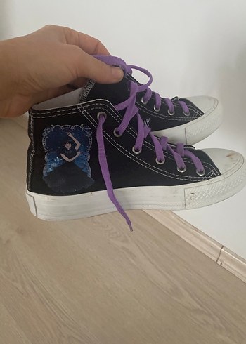 Kız Çocuk Mor Baskılı Spor Ayakkabı - Görsel 8