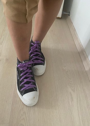 Kız Çocuk Mor Baskılı Spor Ayakkabı - Görsel 5